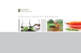 STEVIA SAFETY REVIEW - PureCircle Stevia Institute stevia, a natural origin sweetener, offers the safety