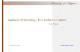 Ambush Marketing- The Indian - 16.10...¢  October 30, 2014 Ambush Marketing- The Indian Chapter 1 C.A