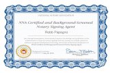 NNA Certified and Background-Screened Notary Signing Agent NNA Certified and Background-Screened Notary