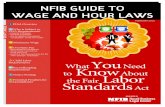 NFIB GUIDE TO WAGE AND HOUR LAWS 2016-01-25¢  experts. Developed by the NFIB Small Business Legal Center,