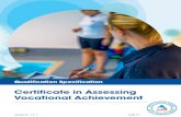 Qualification Specification - STA.co.uk 2017-04-13¢  Qualification Specification Certificate in Assessing