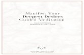 Collection: Manifest Your Deepest Desires Manifest Your Deepest Desires Guided Meditation not to be