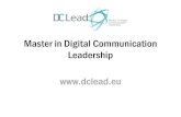 Master In Digital Communication Leadership Students Origin (intake 2) Algeria Armenia Bangladesh Brazil