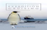 CONSERVATION & ADVENTURE EXPEDITION CRUISING New Zealand based Heritage Expeditions, founded in 1984