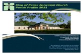 King of Peace Episcopal Church 2011 Parish Profile King of Peace Episcopal Church 2011 Parish Profile