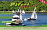 Eifel aktuell - Juni 2013 - der Eifelyeti Wassererlebnislandschaft im Eifel-Ardennen-Raum. Segeln, Schifffahrt