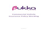 Commercial Vehicle Insurance Policy Wording Commercial Vehicle Insurance Policy Wording . PK-CV-PW/2016-12-16