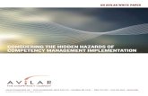 CONQUERING THE HIDDEN HAZARDS OF COMPETENCY avoiding or resolving these hazards, which are segmented