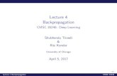 Lecture 4 Backpropagation - University of Chicago shubhendu/Pages/Files/Lecture4_  Lecture