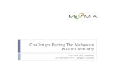 Challenges Facing The Malaysian Plastics Malaysia Report 2¢  3 Development of the Malaysian Economy