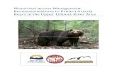 Motorized Access Management: Recommendations to Protect ... human threats to grizzly bears identified