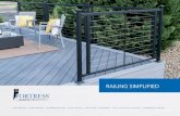 RAILING SIMPLIFIED 2019-07-12¢  Research told us that Cable Railing was very difficult to install and