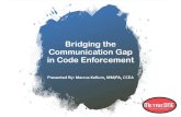 Bridging the Communication Gap in Code Enforcementface- ... Bridging the Workplace Generation Gap ¢â‚¬¢