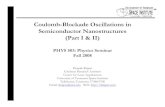 Coulomb-Blockade Oscillations in Semiconductor ... Coulomb-blockade Oscillations: A manifestation of