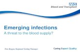 Emerging infections - Transfusion Guidelines Emerging infections A threat to the blood supply? Pete
