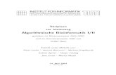 Algorithmische Bioinformatik I/ · PDF file 2003-05-14 · Vorwort Dieses Skript entstand parallel zu den Vorlesungen Algorithmische Bioinformatik I und Algorithmische Bioinformatik