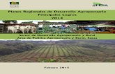 Planes Regionales de Desarrollo Agropecuario Principales ... Principales Logros 2014 3 PRESENTACI£â€œN