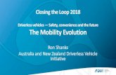 Driverless vehicles Safety, convenience and the future The 2018-07-20¢  Closing the Loop 2018 Driverless