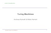 Turing Machines - uni- Variants of Turing machines Multi-tape ... Every non-deterministc Turing machine