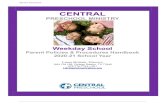 Central Baptist Weekday School DRAFT 06/29/2020 CENTRAL PRESCHOOL MINISTRY Weekday School Parent Policies
