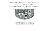 Information Booklet - 2018 - v4 ... Masonic Designations on Envelopes 26 Masonic Funerals (see Relationship