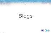 Blogs - · PDF file Portal de Blogs • Permite a existência de múltiplos blogs simultâneos em uma única instalação. • O Portal concentra as informações de todos os blogs,