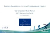 Toby Carlsson and David Morrison - Compass ... Thank you tcarlsson@  Title Prosthetic Rehabilitation