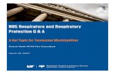 N95 Respirators and Respiratory Protection Q & A ... N95 Respirators and Respiratory Protection Q &
