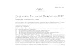 Passenger Transport Regulation 2007 Passenger Transport Act 1990 to enable the Director-General of the