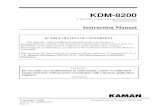 Kaman KDM-8200 Instruction 3 Kaman Precision Products Customer Service Information Should you have any