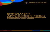 ENROLMENT APPLICATION FORM Visa grant notice and passport for permanent and temporary visa holders (if