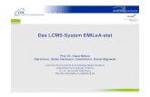 Das LCMS-System EMILeA- · PDF file 2015-12-09 · 09.05.2003 Möbus, Hartmann 20 Kriterien für LMS und CMS LMS LCMS „e-STAT“ CMS LCMS „ICE“ bfe Oldenburg e-STAT-Konsortium