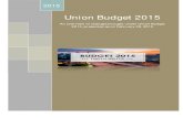 Union Budget 2015 - Voice of Union Budget 2015 UNION BUDGET 2015: KEY CHANGES IN INDIRECT TAXES Amidst