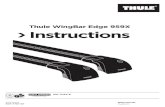 Thule WingBar Edge 959X Instructions · PDF file

ISO 11154-E Thule WingBar Edge 959X 4DF/12.20130125 501-7701-01 Instructions