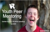 Youth Peer Mentoring - FCSUA Dupoint. Vocatio¢  VR Youth Peer Mentoring is An intensive, time-limited
