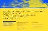 Public Schools, Public Oversight: Principles and Policy 2020-07-08¢  Public Schools, Public Oversight: