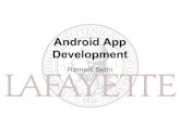 Development Android App - Lafayette College Android vs iOS (development-wise) Android iOS Java; less