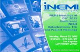 iNEMI Meetings at OFC 2015 Conference iNEMI Optoelectronic ...thor.inemi.org/webdownload/2015/OFC_iNEMI_Opto...¢ 