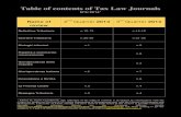Table of contents of Tax Law agevolazioni a favore delle micro e piccole imprese localizzate nelle Zone
