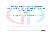 Coding decoding short Tricks & Questions with solutions By ... Coding and decoding tips are very useful