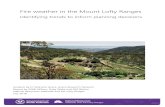 Fire weather in the Mount Lofty Ranges 2 Executive summary The Fire weather in the Mount Lofty Ranges