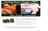 Coming Soon: Oregon eWIC Coming Soon: Oregon eWIC   1 3/20/13 4:51 PM.   Creative