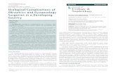 Urological Complications of Obstetrics and Gynaecology ... ¢  urological complications of obstetrics