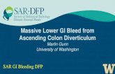 Massive Lower GI Bleed from Ascending Colon Diverticulum 2019-11-27¢  Massive Lower GI Bleed from Ascending