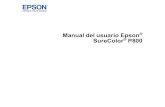 User Manual - SureColor P800 Pantalla t£Œctil 1 Iconos de estado 2 Gu£­a de carga aparece cuando no
