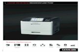 Superior . Lexmark M5100 Series Monochrome Laser Printer Mono 4.3-inch or 7-inch Touch Screen ... help