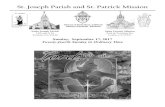 St. Joseph Parish and St. Patrick M 2017-09-25¢  St. Joseph Parish and St. Patrick Mission Diocese of