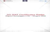 SG SIAT Certificates Radar 3 SG SIAT Certificates Radar Report Sondaggio n¢°05 ¢â‚¬â€œGiugno 2020 SG SIAT