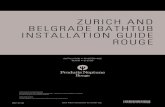 ZURICH AND BELGRADE BATHTUB INSTALLATION GUIDE 2020-07-20¢  ZURICH AND . BELGRADE BATHTUB INSTALLATION