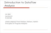 Introduction to Dataflow Analysis - Purdue University Dataflow analysis Control-flow analysis interprocedural